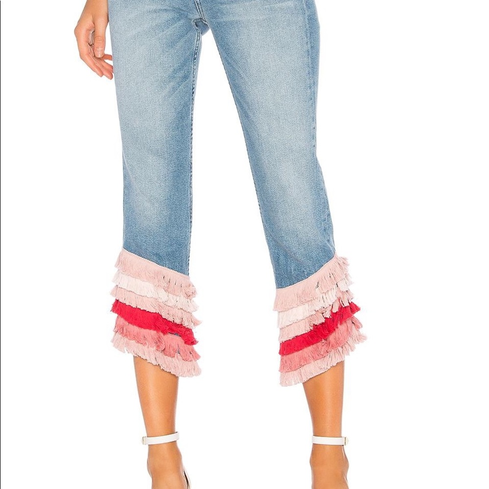McGuire Cha Cha Jeans! Brand New!! Fringe